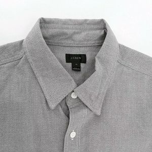 J. Crew Light Gray Soft Cotton Button Up Shirt
